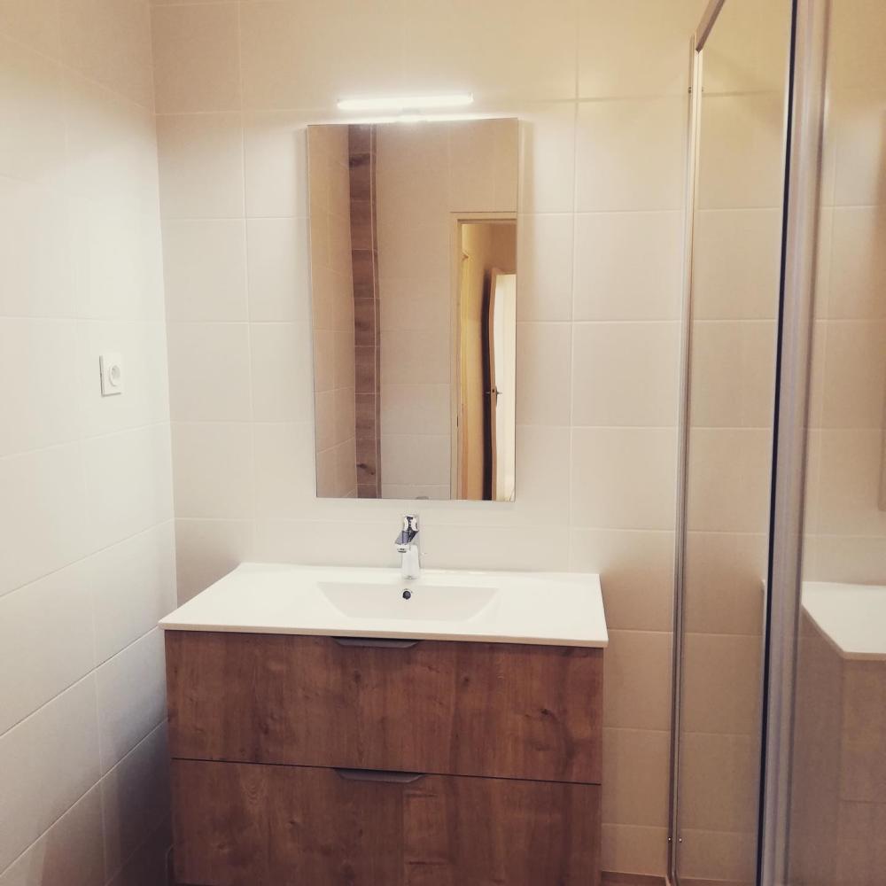 Rénovation salle de bain douche à l'italienne